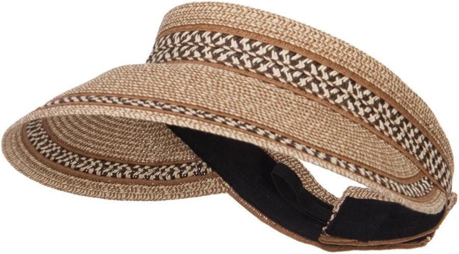 UPF 50+ Herringbone Braid Rollable Visor