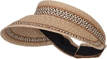 UPF 50+ Herringbone Braid Rollable Visor