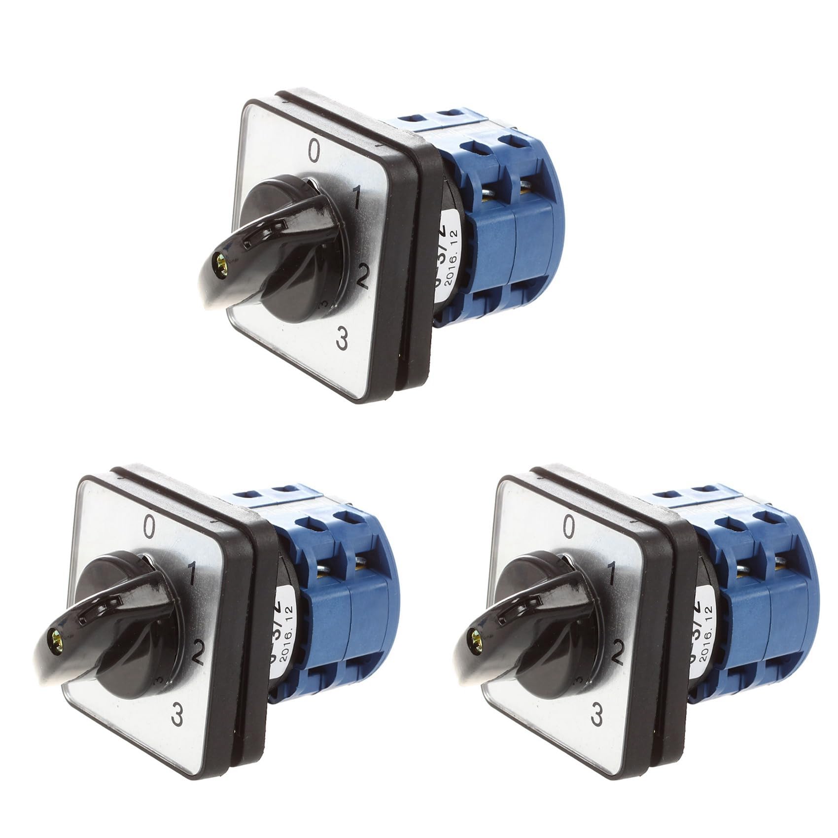 Jnchdghwa 3X 660V 20A 6 Terminals 4 Positions Rotary Cam Changeover Switch