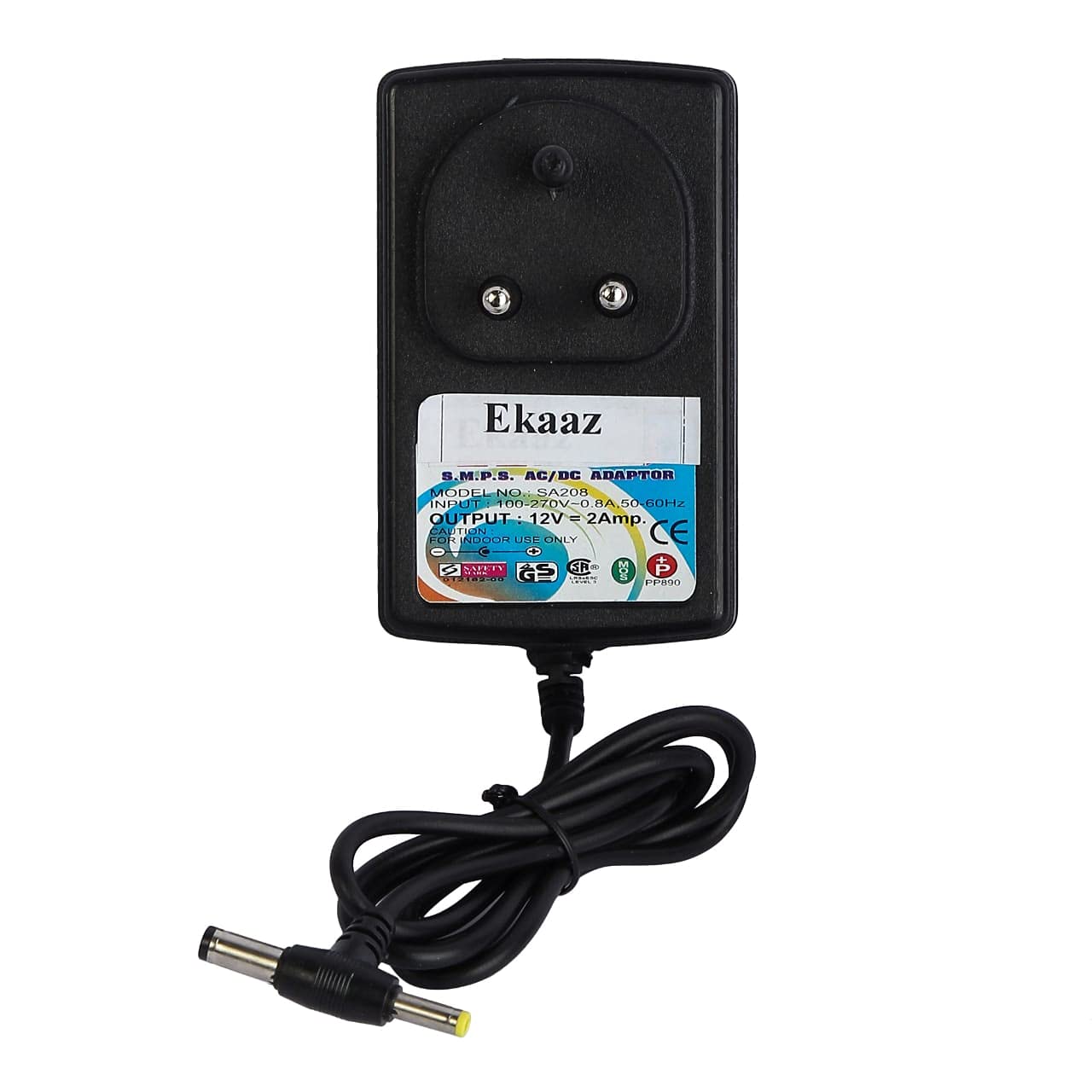 ekaaz 12V 2 Amp Dual (4mm Pin + 5.5mm Pin) Pin Dc Power Smps Adapter 12V 2A Power Supply for Set Top Box/DTH Box, CCTV Camera, Router, Modem,IT Gadgets More DC 12V Devices-picture-18
