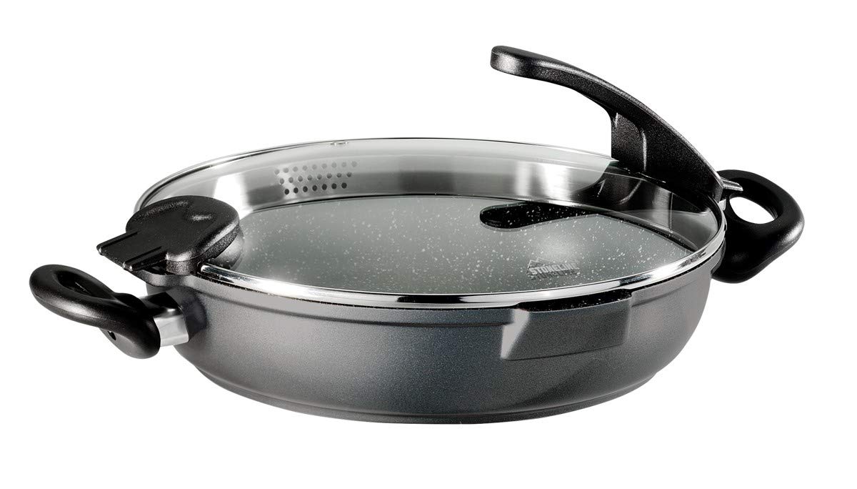 STONELINE Future with Siebglasdeckel Serving PaN 28 CM