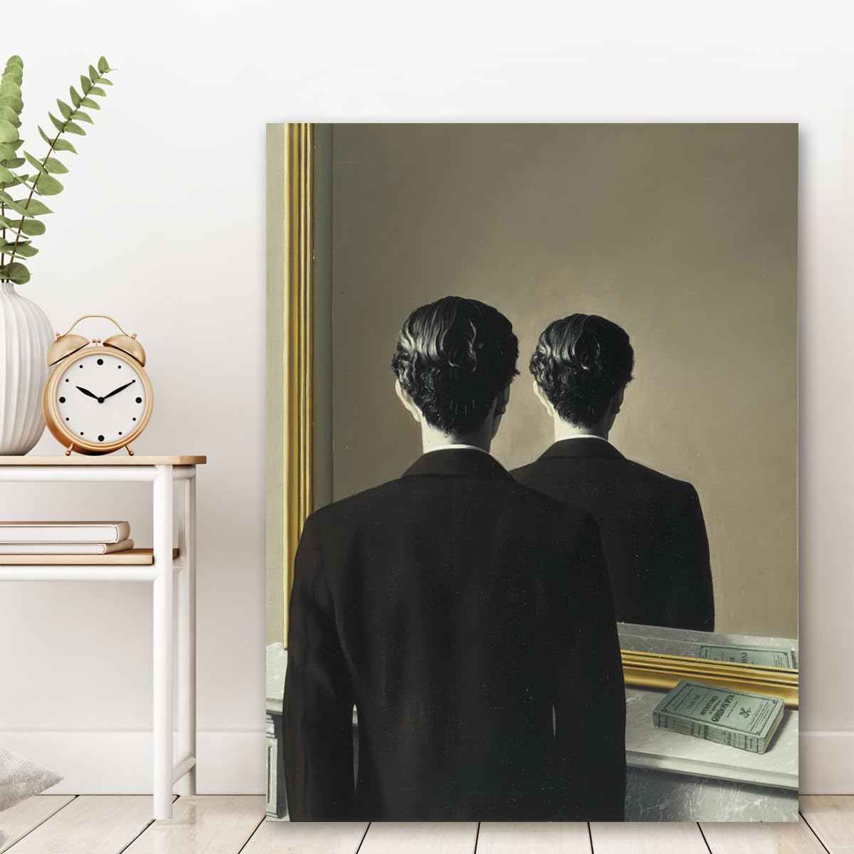 Magritte No Reproducir Lienzo Arte Surrealista 80x95cm