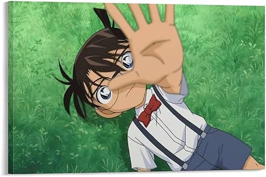 Amazon Co Jp 名探偵コナン ポスター アートパネル キャンバス 絵画 インテリア絵画 ソファの背景絵画 装飾画 アート モダン絵画 インテリア 壁飾り玄関に飾る モダンアート 部屋飾り 木枠付きの完成品 ホーム キッチン