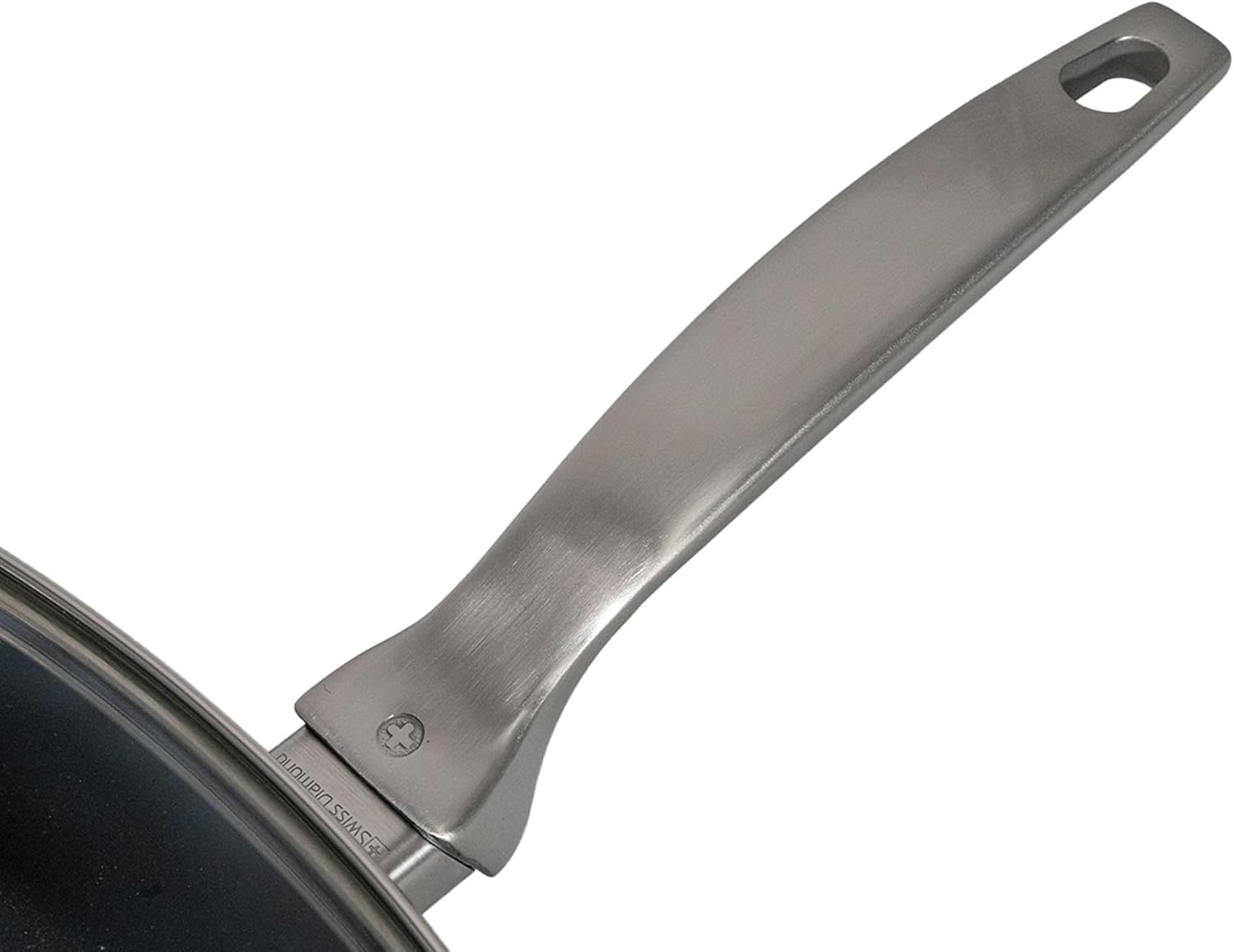 Swiss Diamond Nonstick Hybrid Ceramic and Diamond-Infused Square Saute Pan With Glass Lid, Dou Ceramic, Dishwasher & Oven Safe Up To 500 °F, 11 x 11-Inches