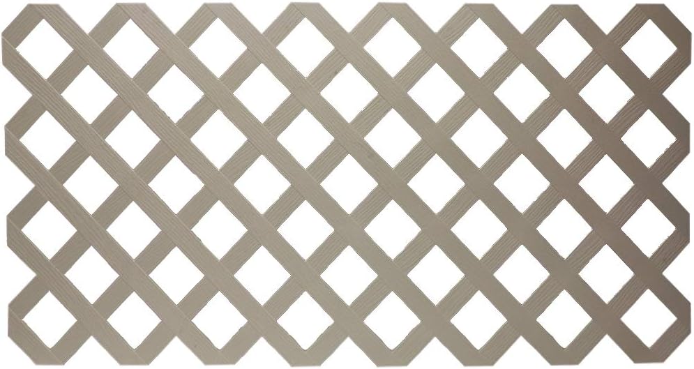 White Plastic Lattice Fence (48 in.) for Use with Fanta-Sea Pools | Single Pack