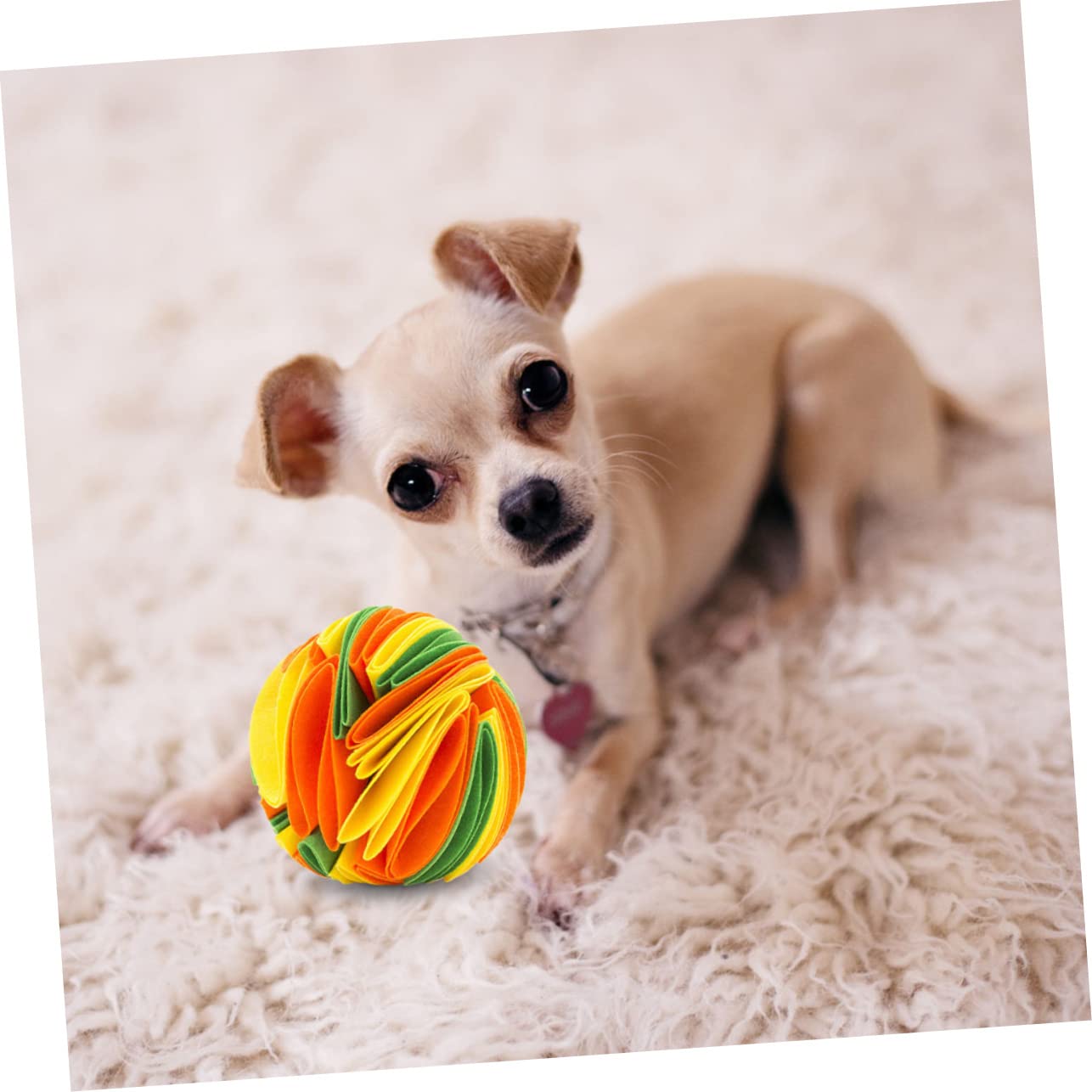 FOMIYES 3 Juguetes Interactivos para Perros Juguetes Molares para Mascotas Juguetes para Masticar con Fugas De Comida.