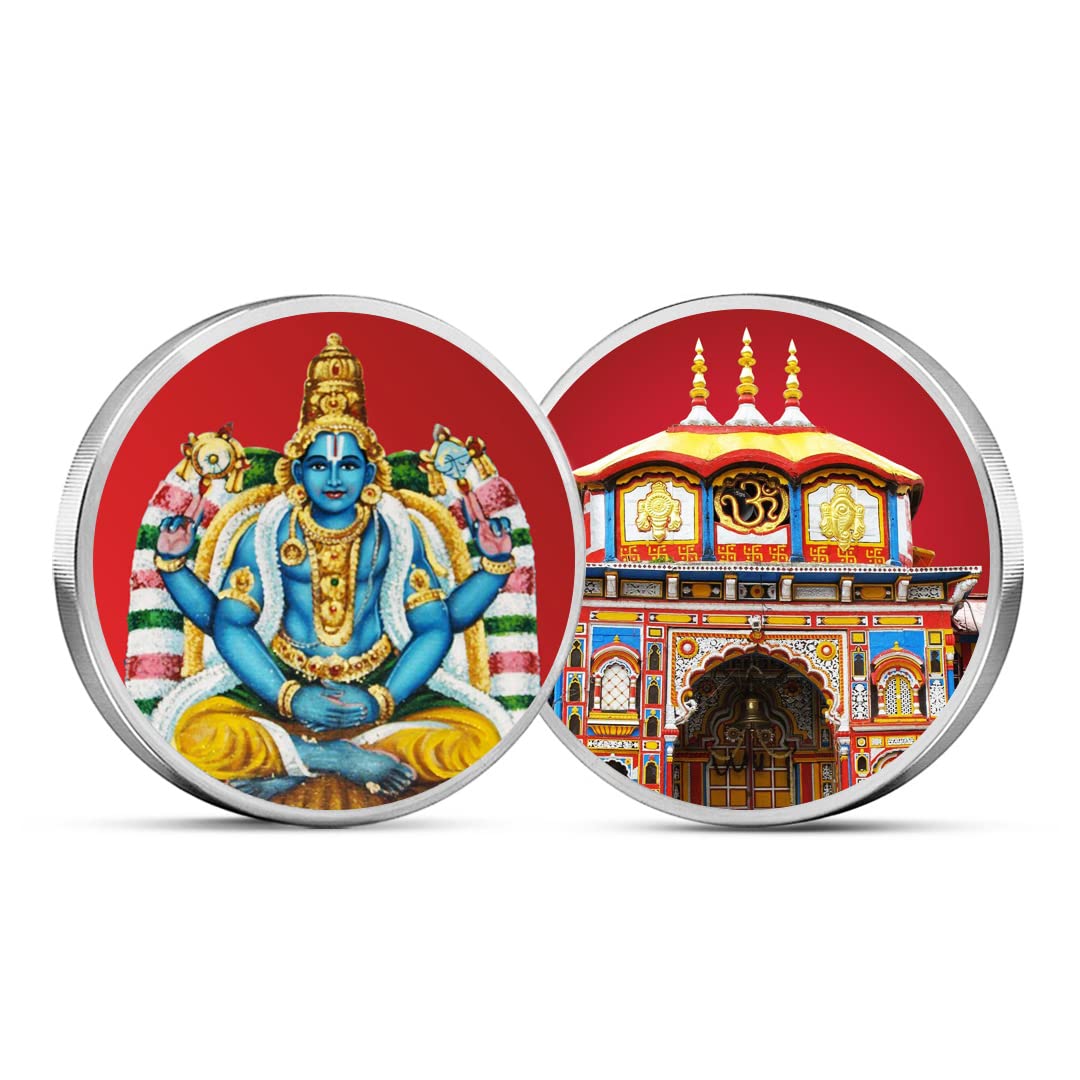 MOHUR Badrinath Temple 10 Gm Silver Coin Coloured (999) Pure Silver (B08QG7BLHR) Amazon Price History, Amazon Price Tracker