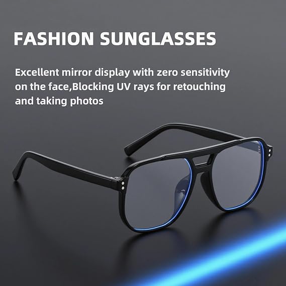 Blue Light Blocking Glasses for Women Men Pilot Square Computer Screen Filter Anti Glare