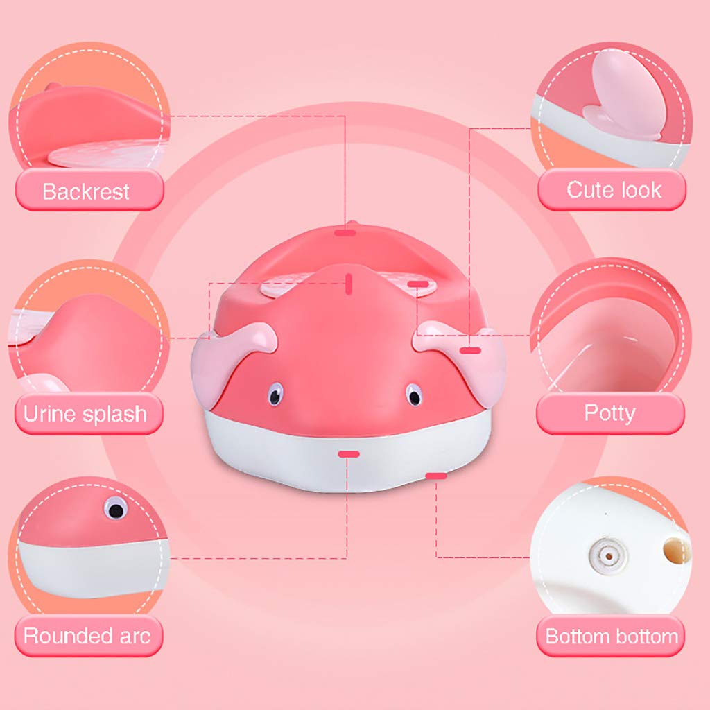 Baby Stimola l'interesse Vasino Toliet, Design ergonomico Lavaggio Staccabile Antiscivolo, Perfetto per Bambini Piccoli,Verde