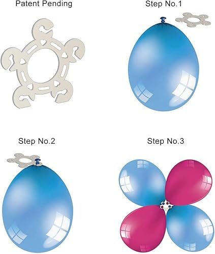 Miniatura 3 de Tinabless Kit de arco de globos para decoración de guirnaldas tira de cinta de globo de 32 pies 1 herramienta de atado pegamento de 100 puntos 15