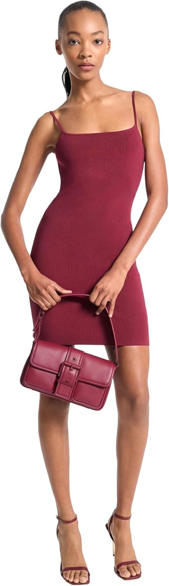 Michael Kors Women's Straight Neck Cami Mini Dress
