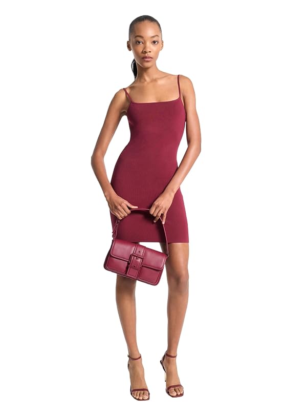 Michael Kors Women's Straight Neck Cami Mini Dress, Deep Mulberry, XS by Michael Kors - Used condition - US$69.58