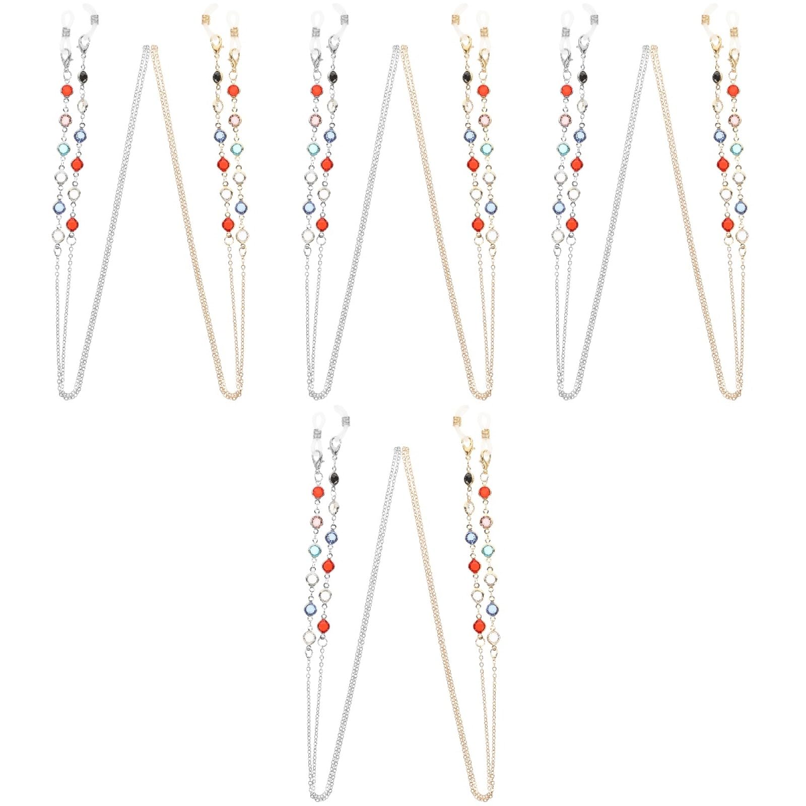BESPORTBLE Catena Di Occhiali Portaocchiali Moda Catenella Per Occhiali Appesa Al Collo Accessori Cordini Per Occhiali Da Donna Porta Collana Per Occhiali Da Donna Metallo