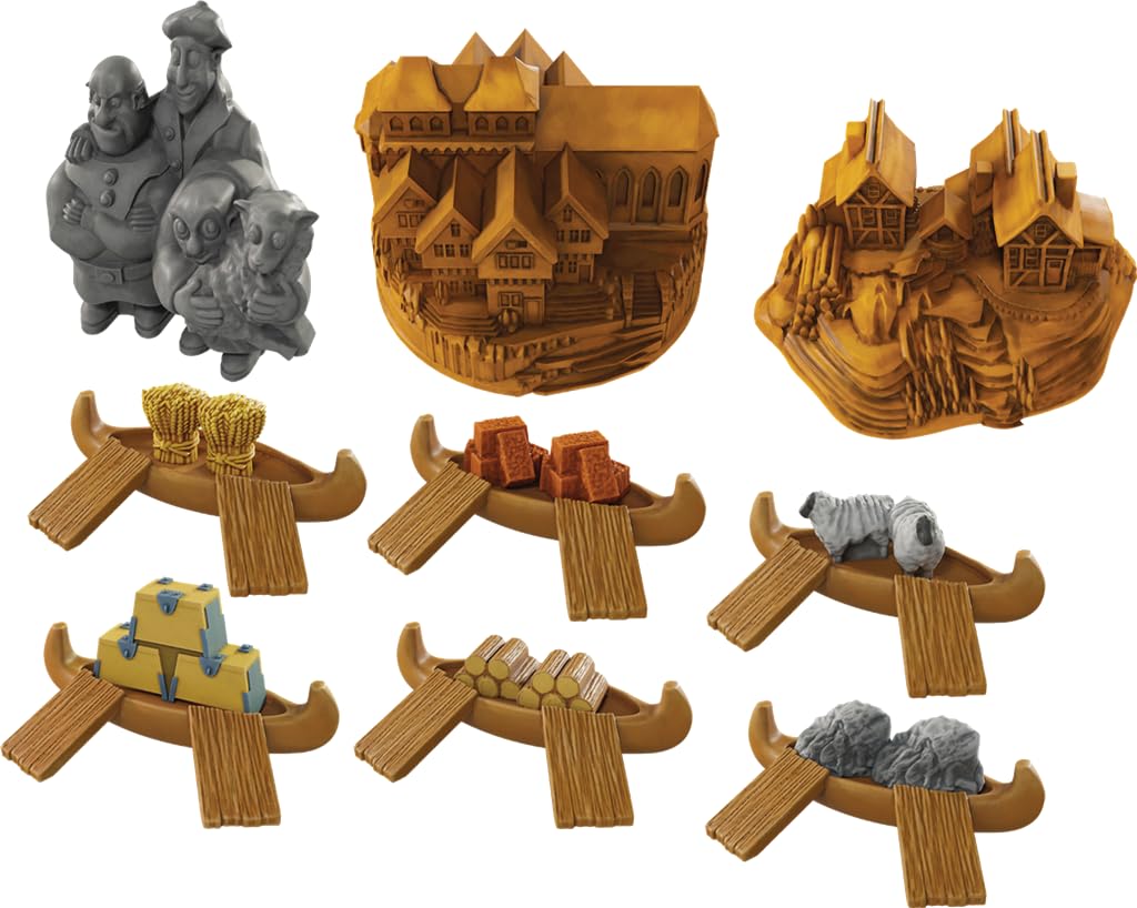 Kosmos – Asmodee – Catan – 3D Deluxe Edition – Gesellschaftsspiele – Strategiespiele – Entwicklungsspiel ab 10 Jahren – 3 bis 4 Spieler – französische Version