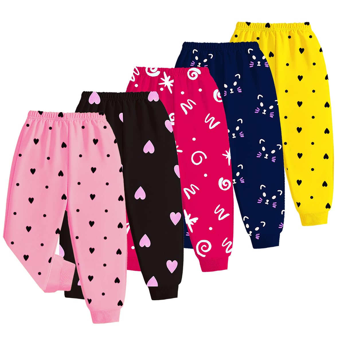 Kuchipoo Regular Fit Girls Pyjamas Set Kuchipoo Regular Fit Girls Pyjamas Set