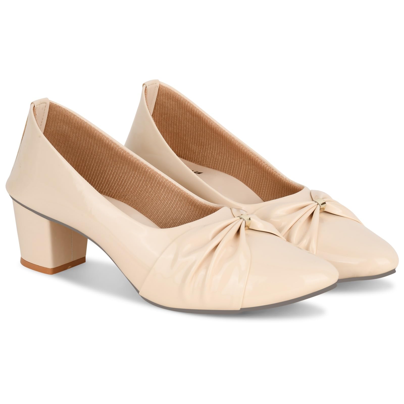 AN DREAM FASHION Casual Latest Collection | Comfortable Stylish Wedge Heel Bellies & Ballerina for Womens & Girls (Cream, UK Footwear Size System, Adult, Women, Numeric, Medium, 3) (B0DGTXTFYZ) Amazon Price History, Amazon Price Tracker