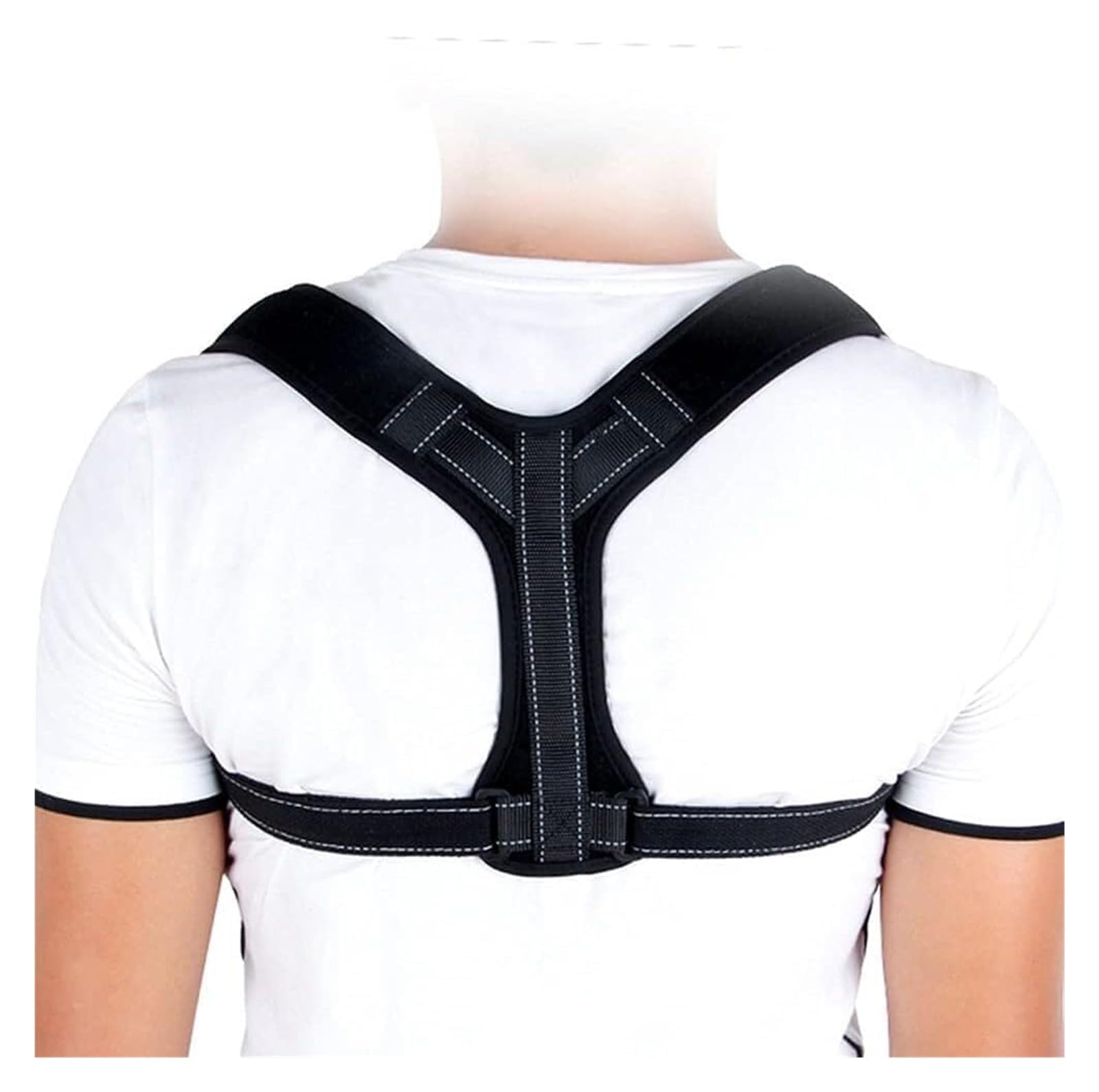 Correcteur de posture XL et ceinture lombaire réglable pour le soutien du dos