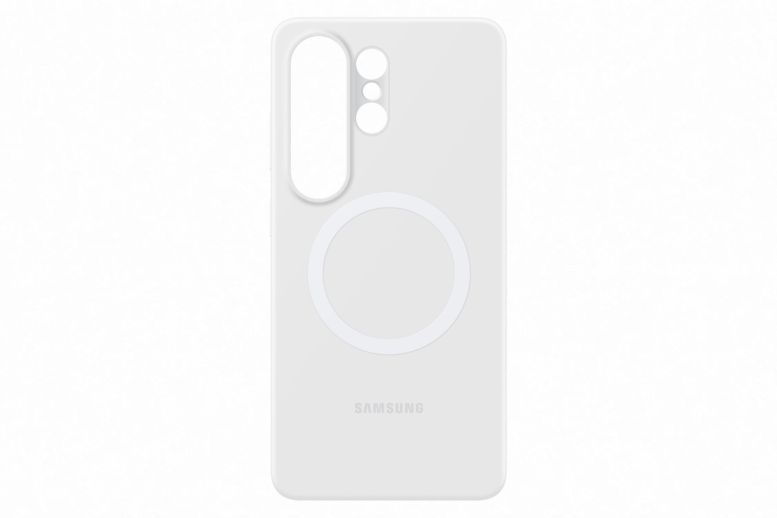 Samsung Galaxy S26 Ultra Silicone Magnet Phone Case, Soft-Touch, Durable Grip, Great Feel, White