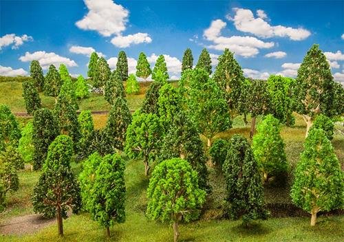 Preisvergleich Produktbild Faller 181532 Laubbäume 25 Stück, Sortiert