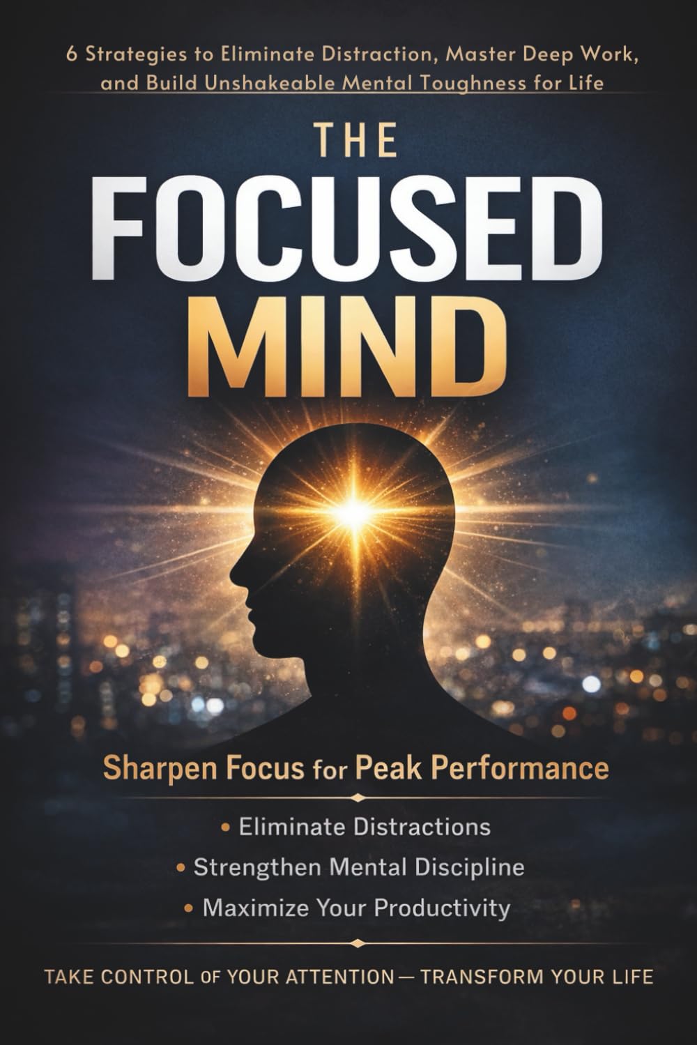 The Focused Mind: 6 Strategies to Eliminate Distraction, Master Deep Work, and Build Unshakeable Mental Toughness for Life