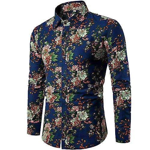 Chemise col Mao en coton mélangé blanc au design casual chic
