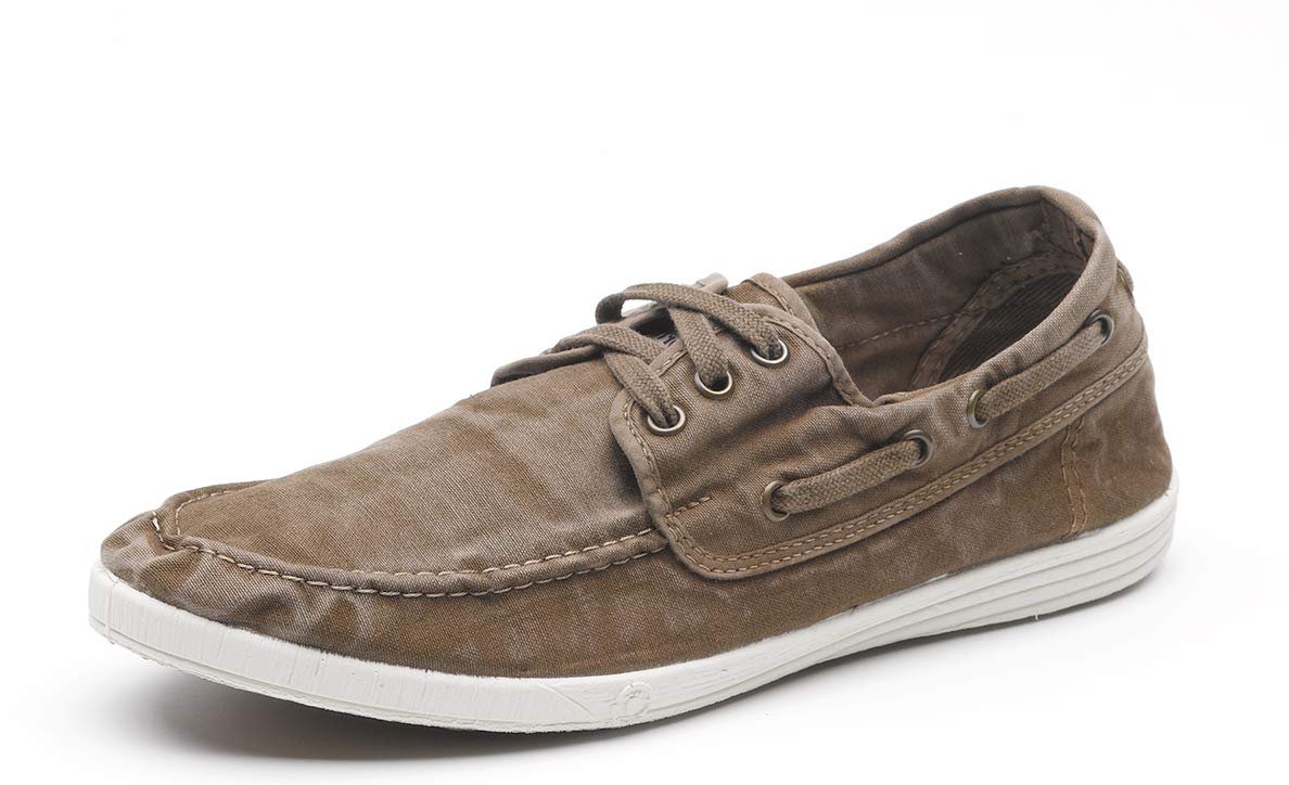 Natural World - Scarpe da barca Ref_natural43076-623, colore: Grigio, marrone, 43 EU