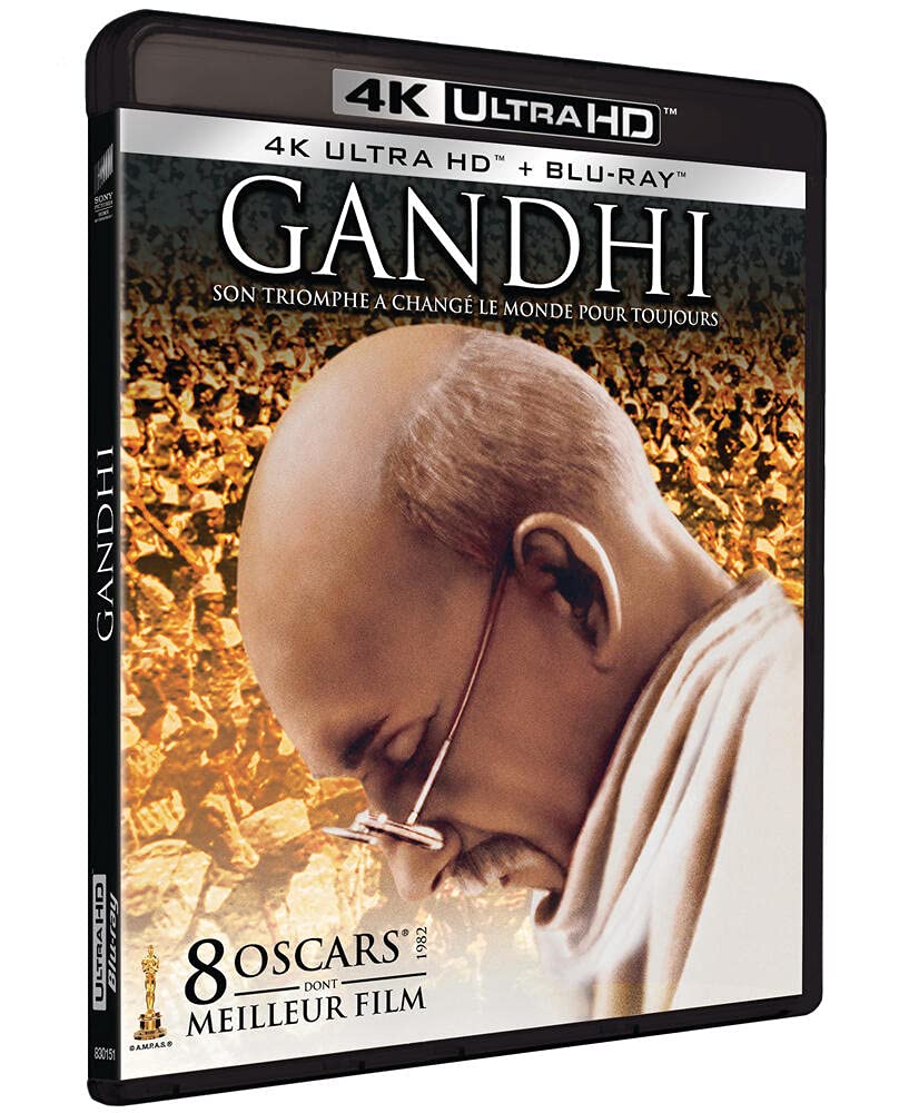 Gandhi 4K Ultra-HD Blu-Ray edición coleccionista de Francia con restauración premium