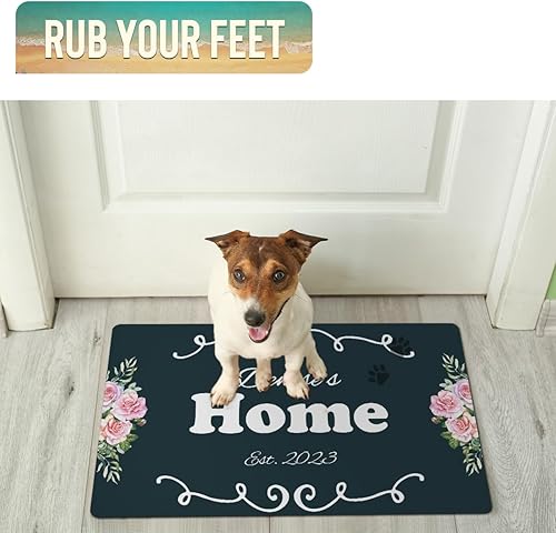 Miniatura 6 de Tapetes personalizados para puertas de exteriores, tapetes personalizados para puerta, tapete de entrada para piso, alfombra de goma antideslizante