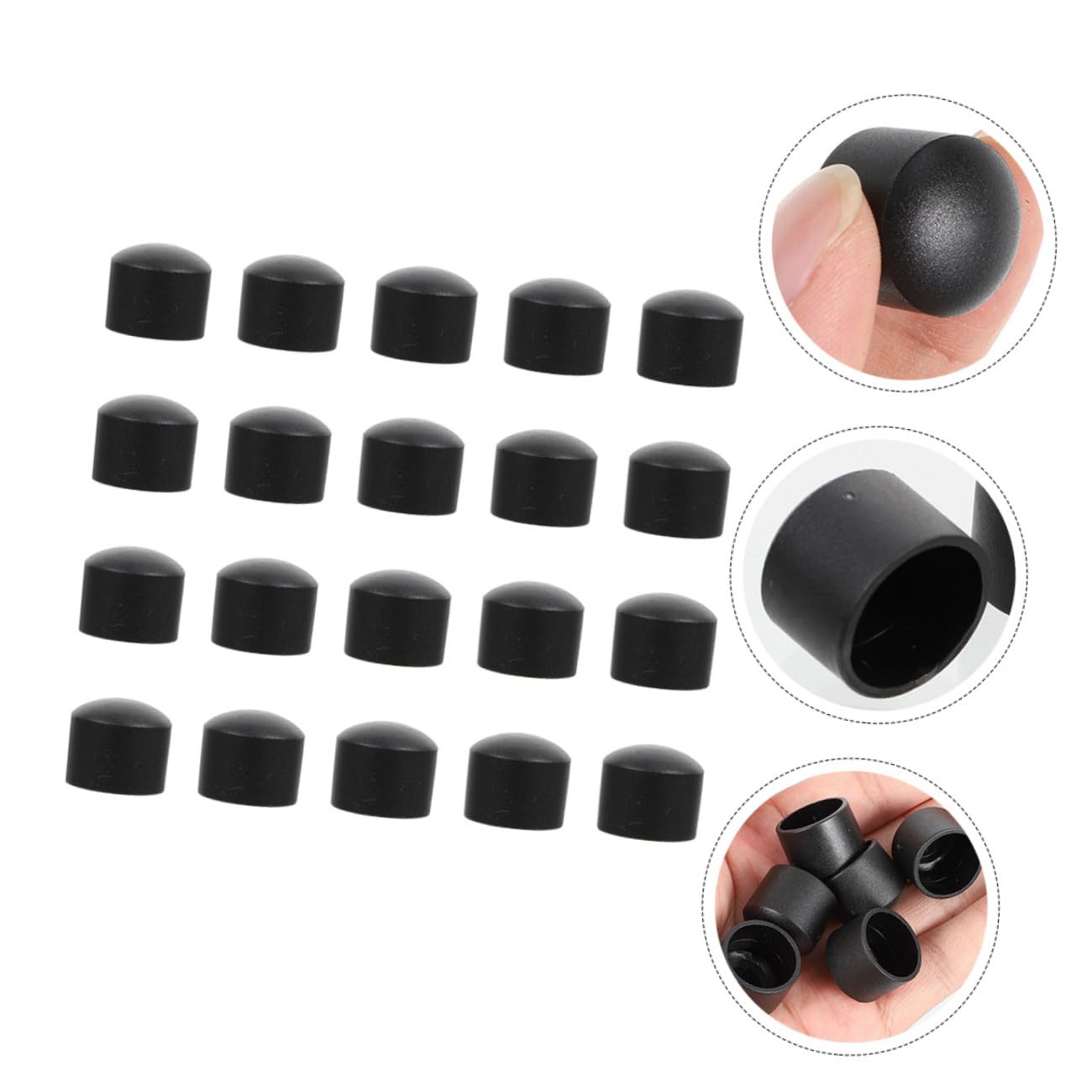 Kisangel Suministros De Plástico para Mesa De Fútbol ​​Tapa para Máquina De Fútbol ​​80 Uds