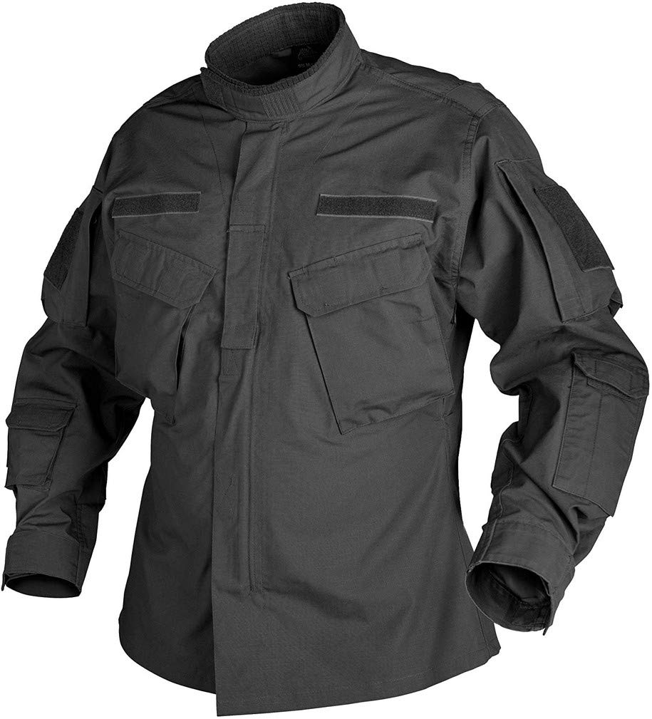 Helikon-Tex Jungen Cpu Jacke Shirt - Polycotton Ripstop CPU Jacke Shirt - Polycotton Ripstop - Schwarz (1er Pack)