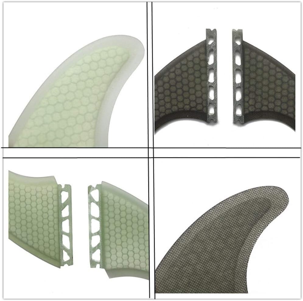 Future Twin Fins Surfboard Fins Black Color/White Color Quillas Surf Fins - Surf Accessories