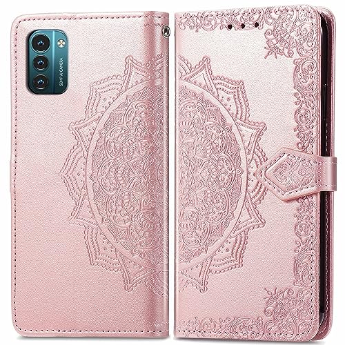 Funda para Nokia G21/G11,Función de Soporte, Billetera con Tapa Tarjetas,PU Cuero Carcasa Flip Case Cover para Nokia G21/G11
