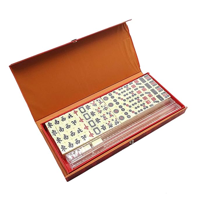 Buy Chinese Mahjong Set, The Classic Tiles Large Tile with Carrying