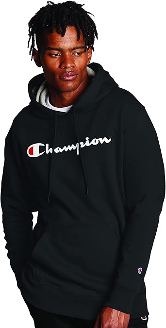 champion powerblend script hoodie