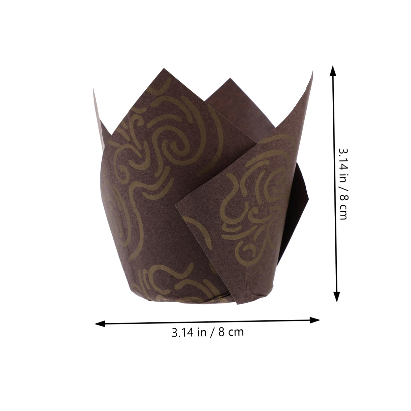 Capacillos Tulipán para Cupcakes y Muffins 250 Piezas Papel Antigrasa