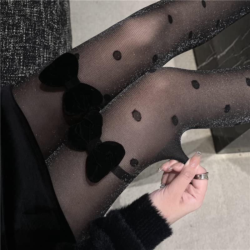 Image of Sahabowi handcraft tights for women, Sheer waist pantyhose