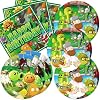 40Pack Plants Zombies Birthday Party Supplies include 20 plates, 20 napkins for Zombies Party Decoration Invitation Cards