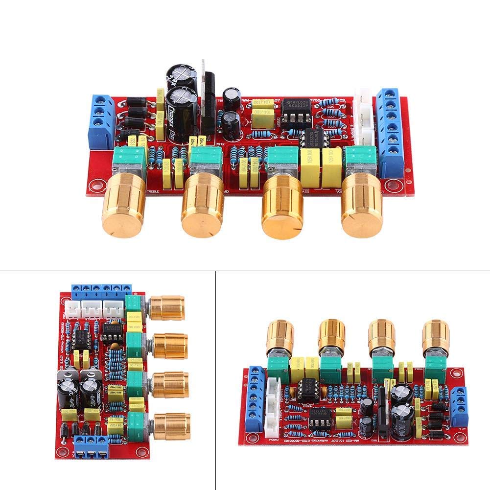 Kits Module Préamplificateur HIFI NE5532 Amplificateur De Tonalité Volume AC 12V OP-AMP Assembled Board Pour Systeme Audio