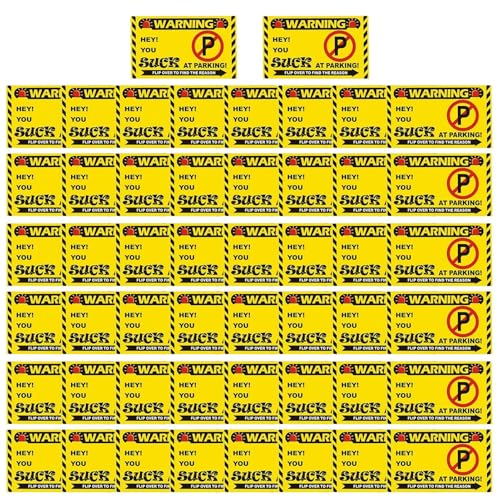 Kioriur Visitenkarten geparkt wie ein – Parkkarten, gefälschtes Parkticket, lustige Karten \"Du bist wie ein\" geparkt – 50 Karten Kioriur Visitenkarten geparkt wie ein – Parkkarten, gefälschtes Parkticket, lustige Karten \"Du bist wie ein\" geparkt – 50 Karten