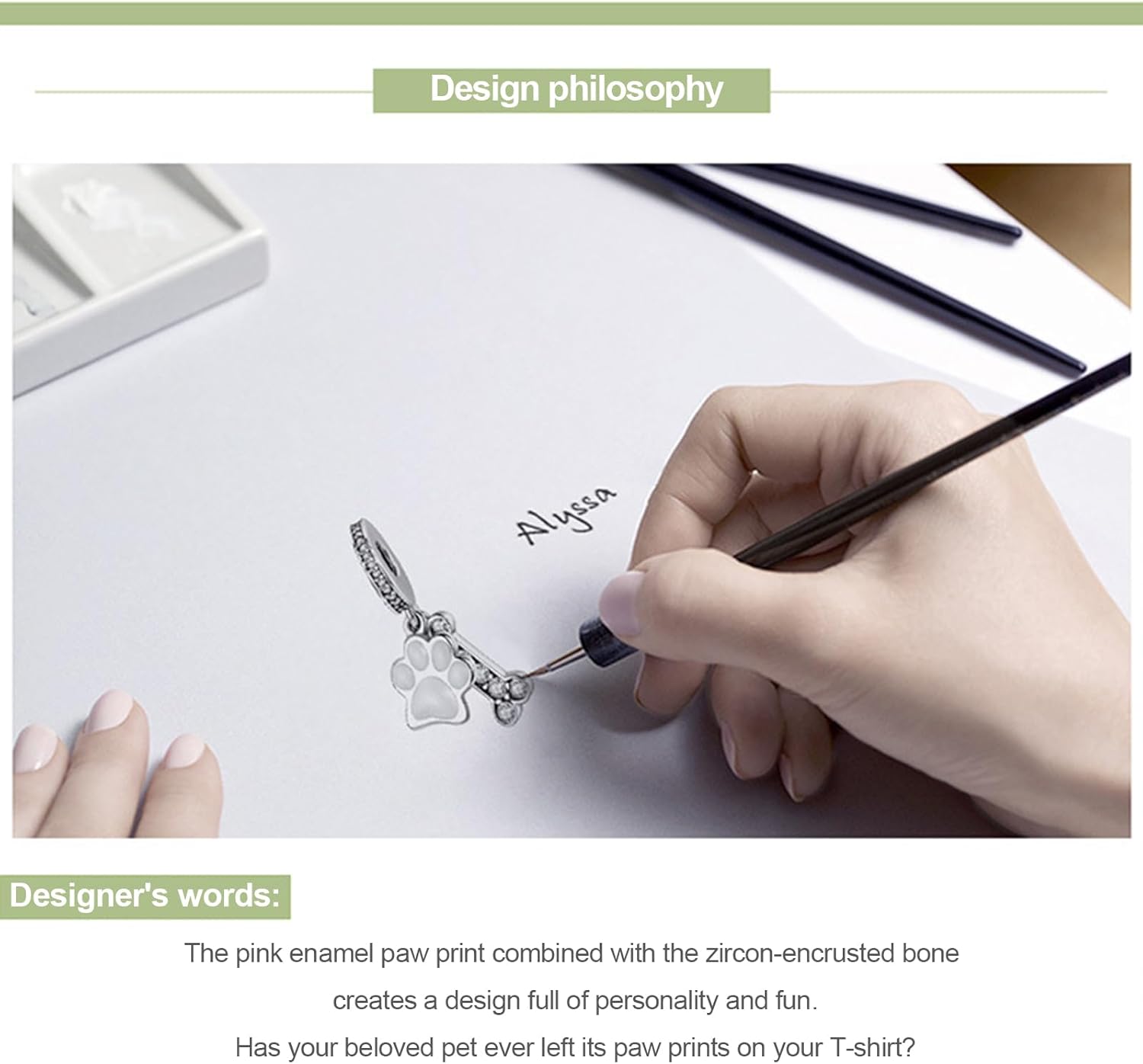 Charm Beads for Women, S925 Sterling Silver Dangle Charm Beads for European Charm Bracelet & Snake Chain Bracelets, Love Family Friendship Butterfly Pet Flower Designs, Gift Box Included - Image 6