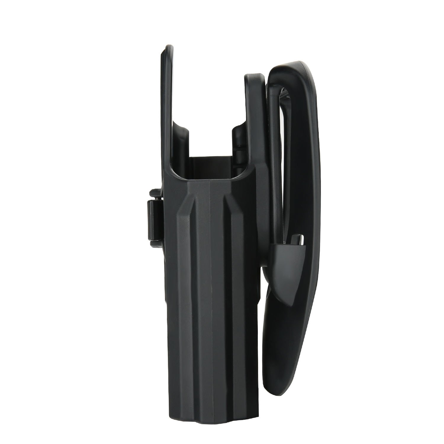 efluky Fondina Glock Pistola Polimero Holster per Glock 19/23/32(Gen1-5), Glock 19X, Glock 45, Paddle 60° Regolabile Nero