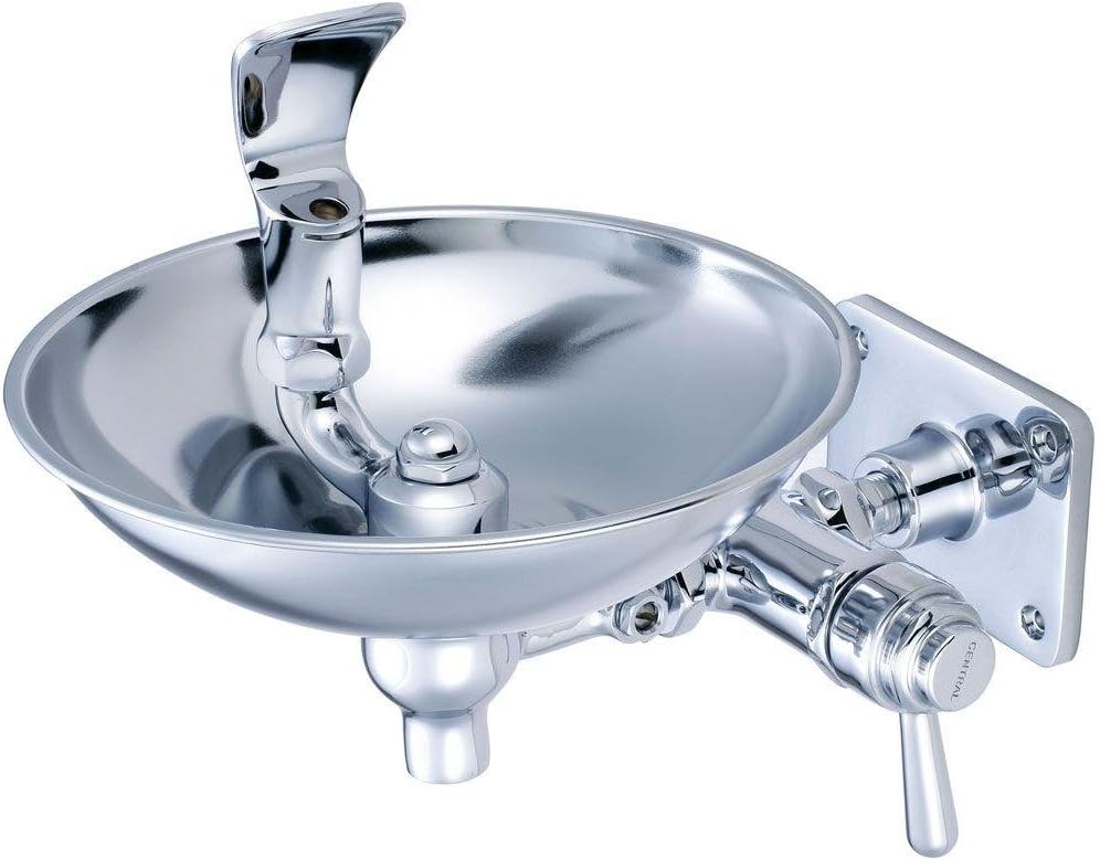 Central Brass Drinking Fountain Wall-Mount Chrome 0366-HX8WB
