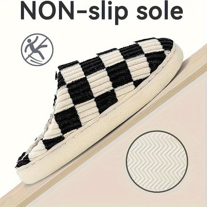 House Slippers for Women Men Casual Indoor Outdoor Shoes with Memory Foam4