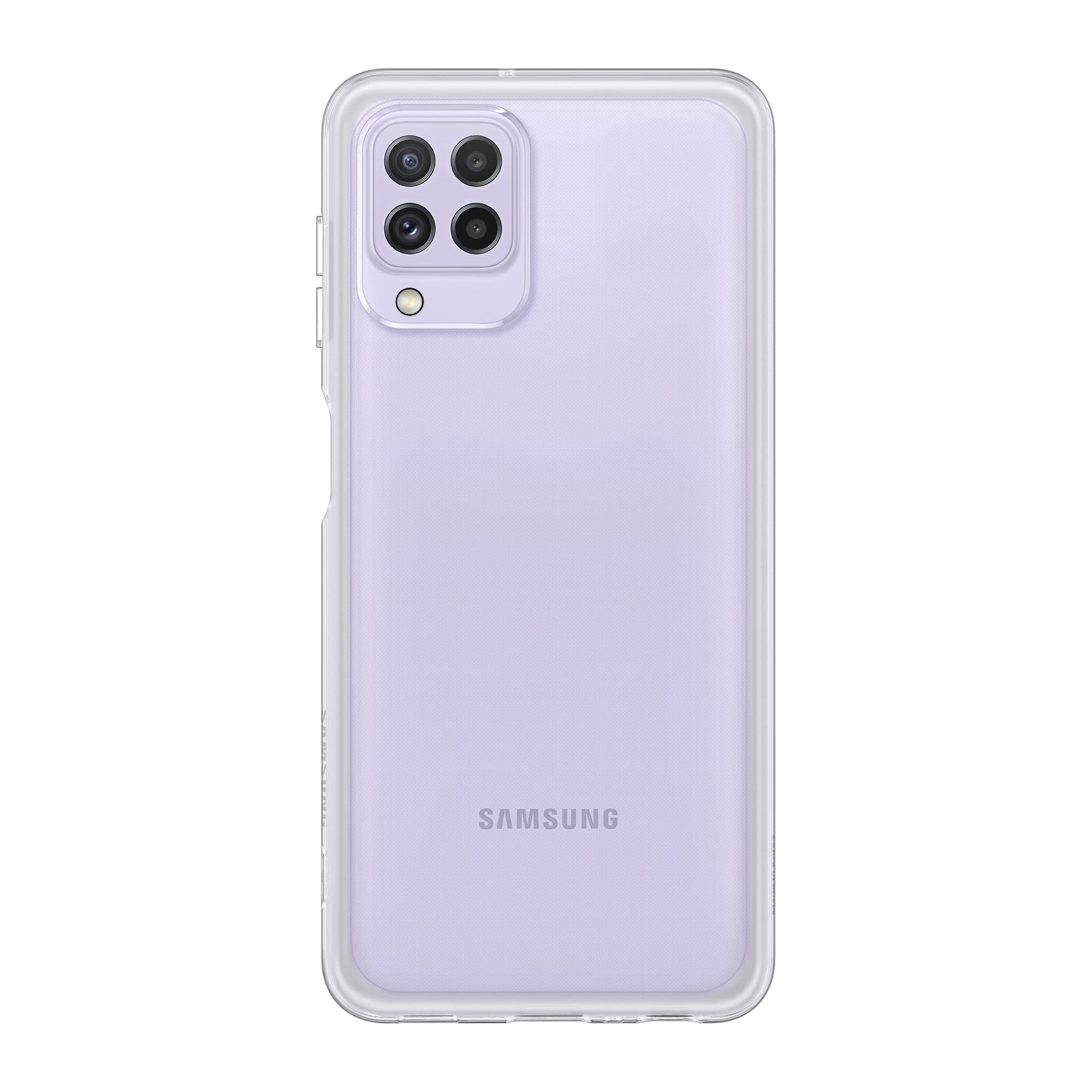 SAMSUNG Soft Clear Cover EF-QA225 for Galaxy A22 Transparent