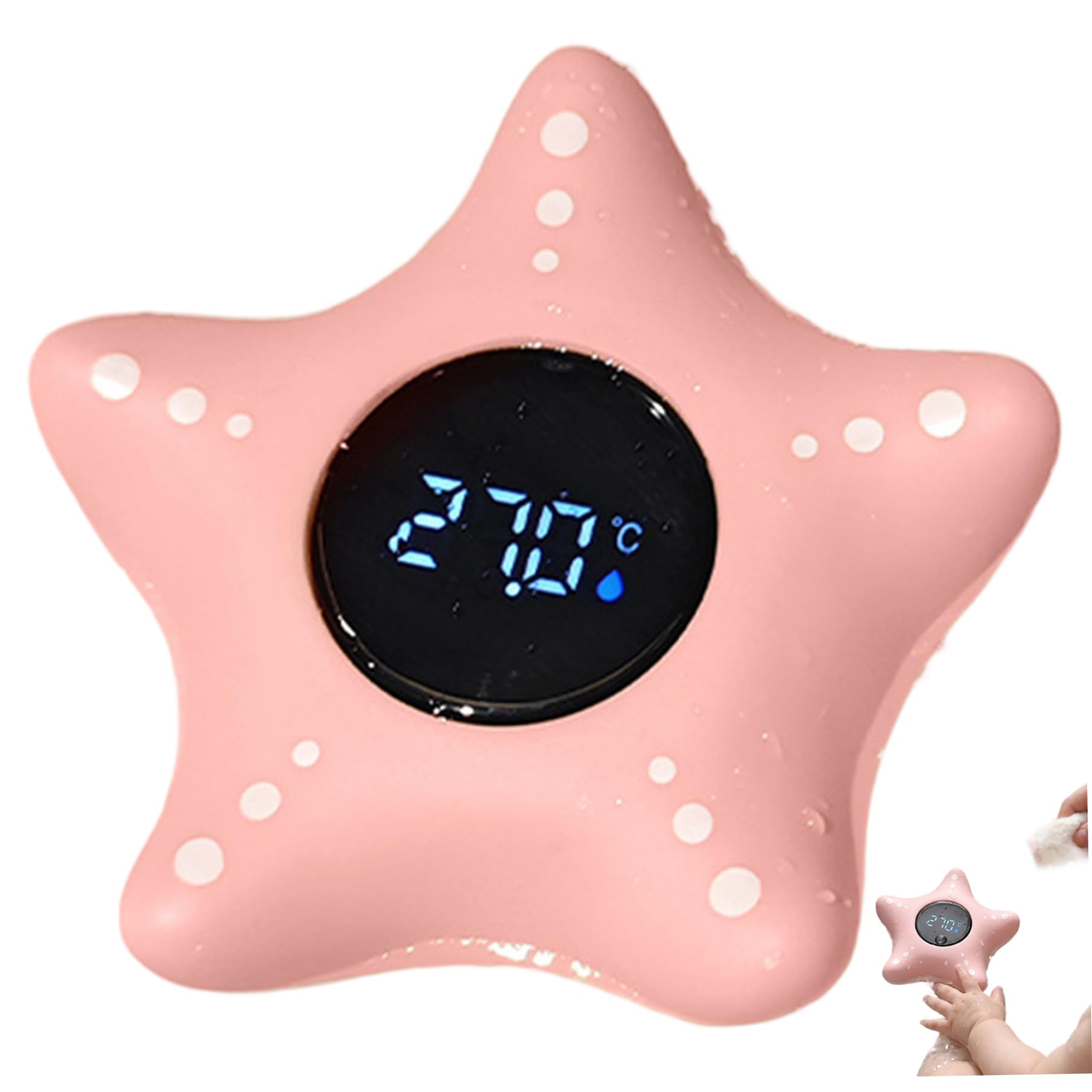 Colour Alert Floating Baby Bath Thermometer with LCD Display for Infant Safety Precise Water Temperature 0 80°C