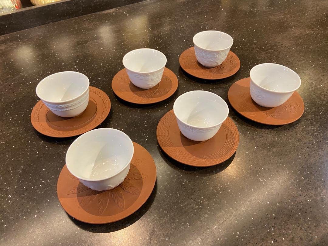 Amazon.co.jp: 品 Meissen マイセン 中国茶器 6客セット 双剣 6種類  