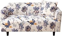 Vista 9 de HOOBUY Funda de sofá estampada, Funda elástica para sillón, funda de sofá biplaza con patrones para sillón con cojines de 2 plazas, Juego de sofá Bd