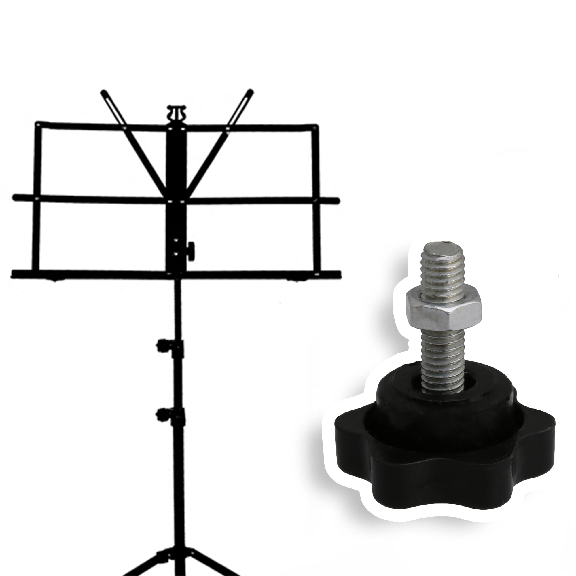 Pinces En Forme De Note De Musique Shiwaki - Clips Pour Livres Ou Pupitres - Noir 6,8x3cm - Lot Déco Utile
