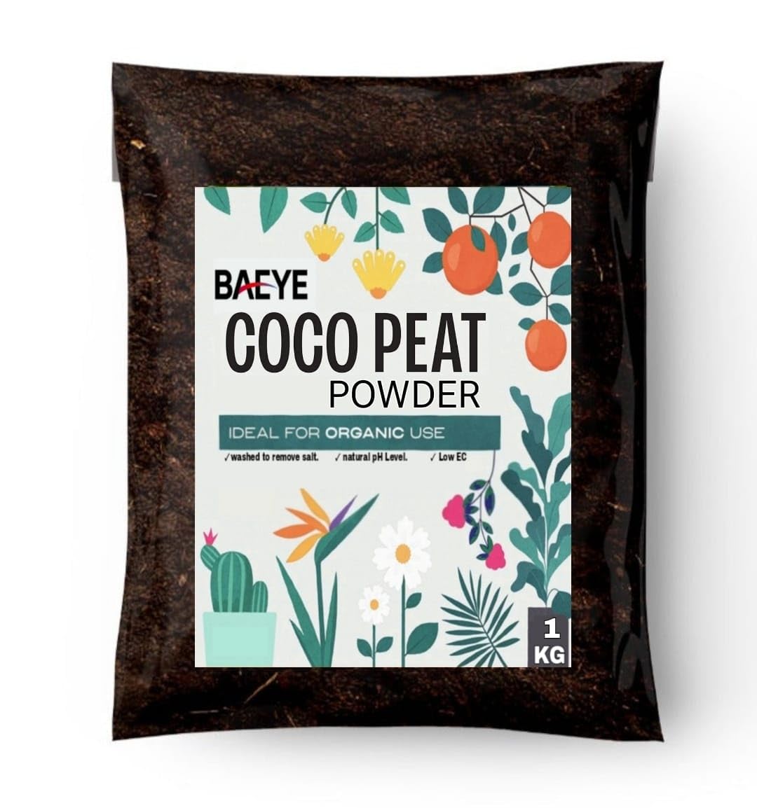 BAEYE 100% Natural COCOPEAT Powder for Home Garden | Organic Soil for Potted Plants, HYDROPONICS, Kitchen & Terrace Gardens | 1KG (B0D9LDZQL3) Amazon Price History, Amazon Price Tracker