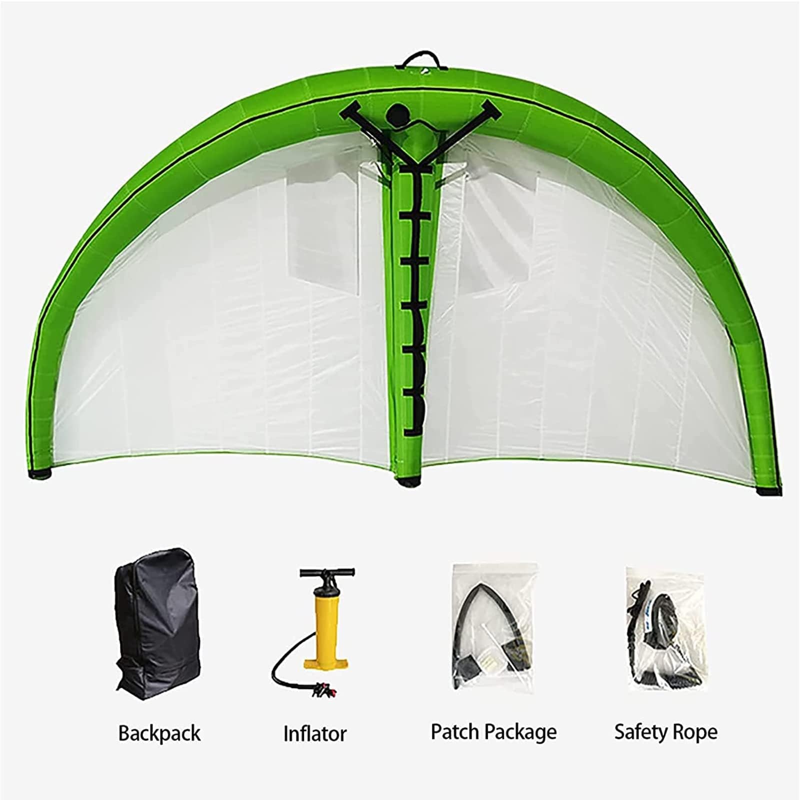 Handheld-Kitesurfen, Kite Wing Foil, Aufblasbarer Windsurf-Kite, Hergestellt aus TPU-Airbag, Für Wasser-Surf-Skateboard-Zubehör